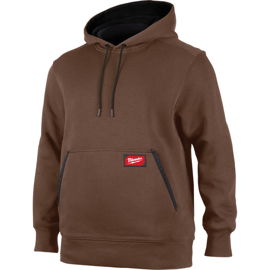 Milwaukee Midweight Pullover Hoodie, Men's, Small, Brown