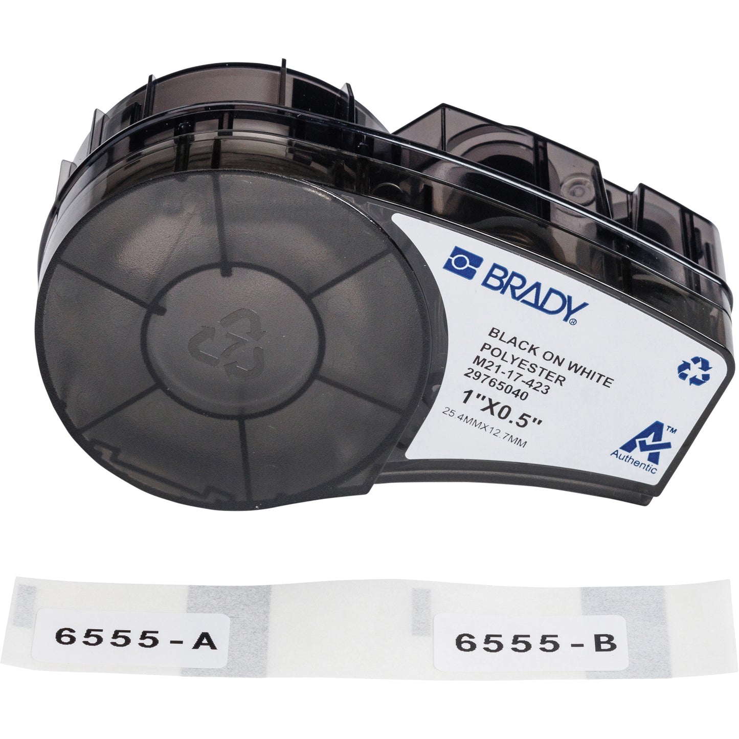 Brady Harsh Environment Multi-Purpose Labels with Ribbon, Black