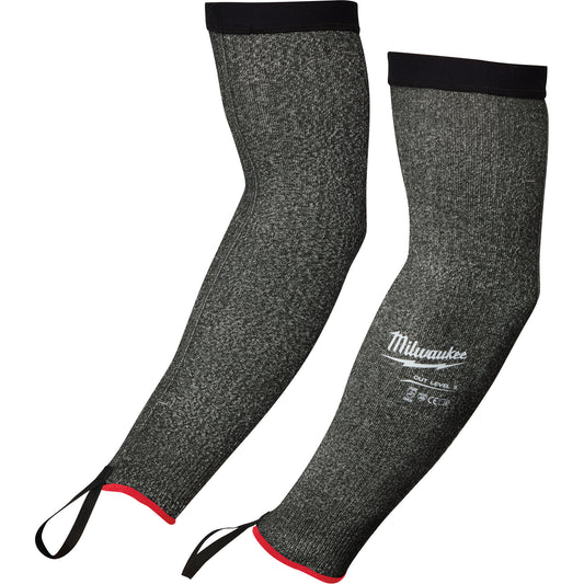 Milwaukee Protective Sleeves, Polyethylene, 16", ANSI/ISEA 105 Level 5/EN 388 Level E, Grey