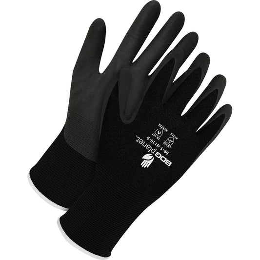 Bob Dale Gloves BDG Planet™ Coated Gloves, 9/Large, Foam Nitrile Coating, 15 Gauge, Nylon/Spandex Shell