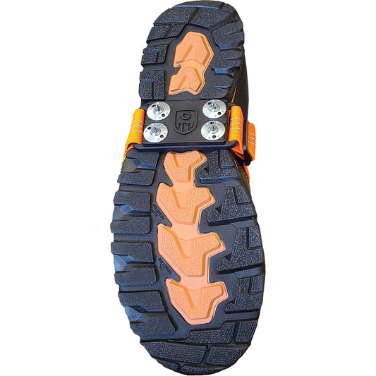 Impacto Midcleat® Non-Sparking Ice Cleat, Carbon Steel, Stud Traction, One Size