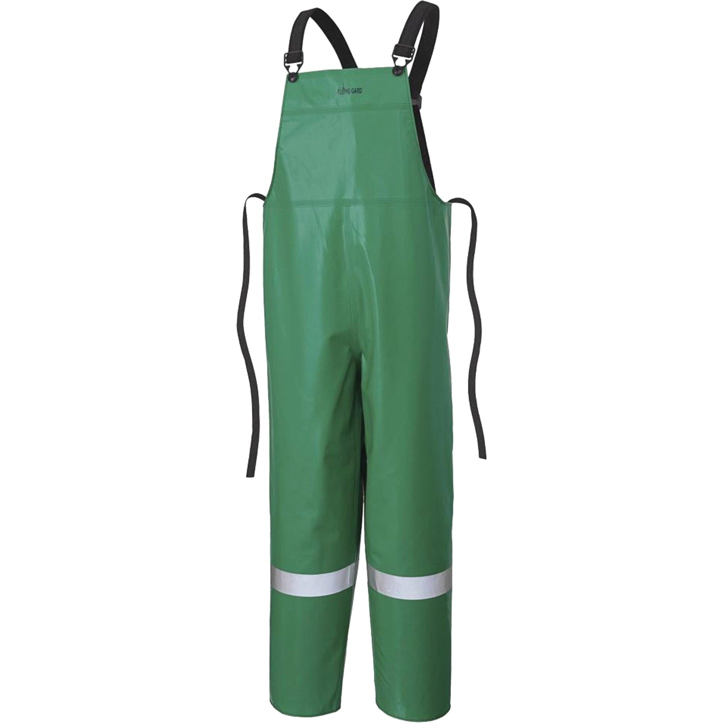 Ranpro Inc. P43 035 CA-43® FR Chemical- & Acid-Resistant Safety Bib Pants, Medium, Green