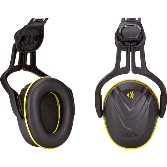 MSA V-Gard® Cap Mounted Hearing Protection, Cap Mount, 27 NRR dB