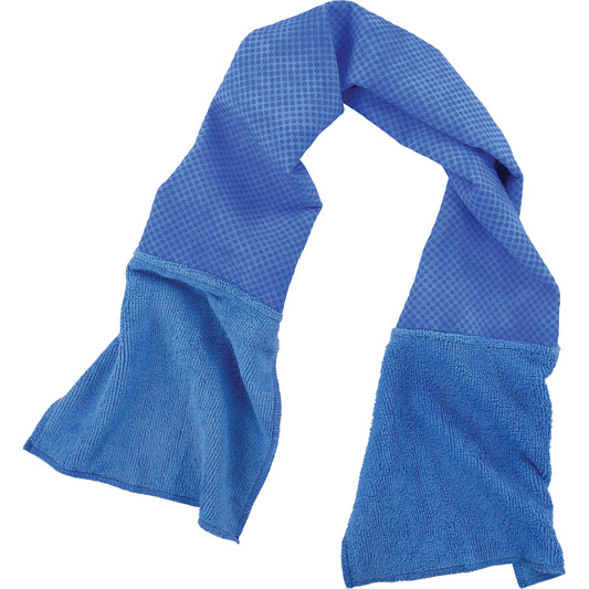 Ergodyne Chill-Its 6604 Multi-Purpose Cleaning and Cooling Towel, Blue