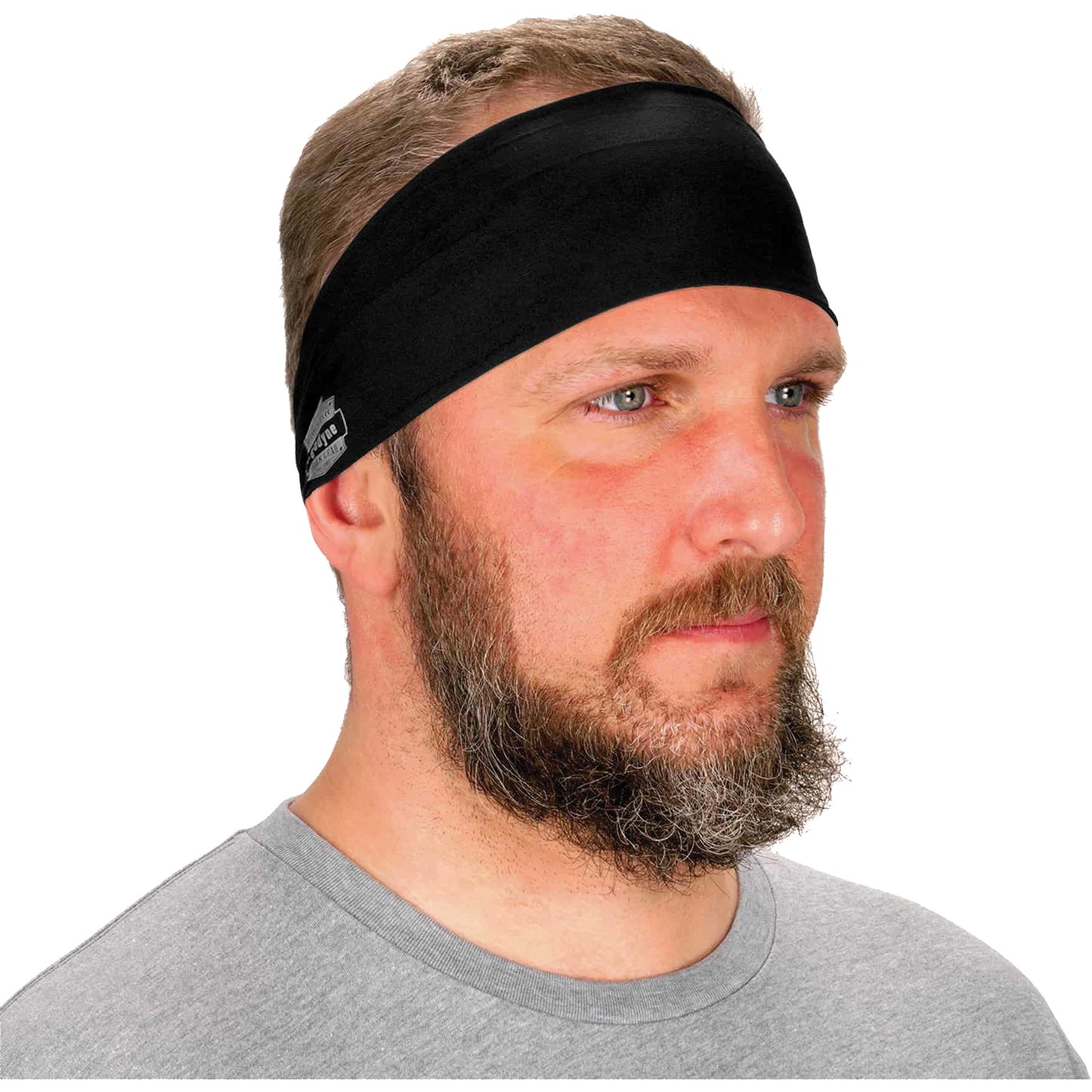 Ergodyne Chill-Its 6634 Cooling Headband, Black
