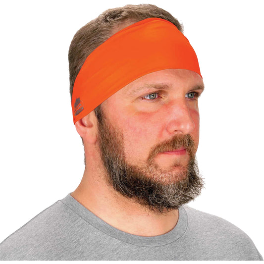 Ergodyne Chill-Its 6634 Cooling Headband, Orange