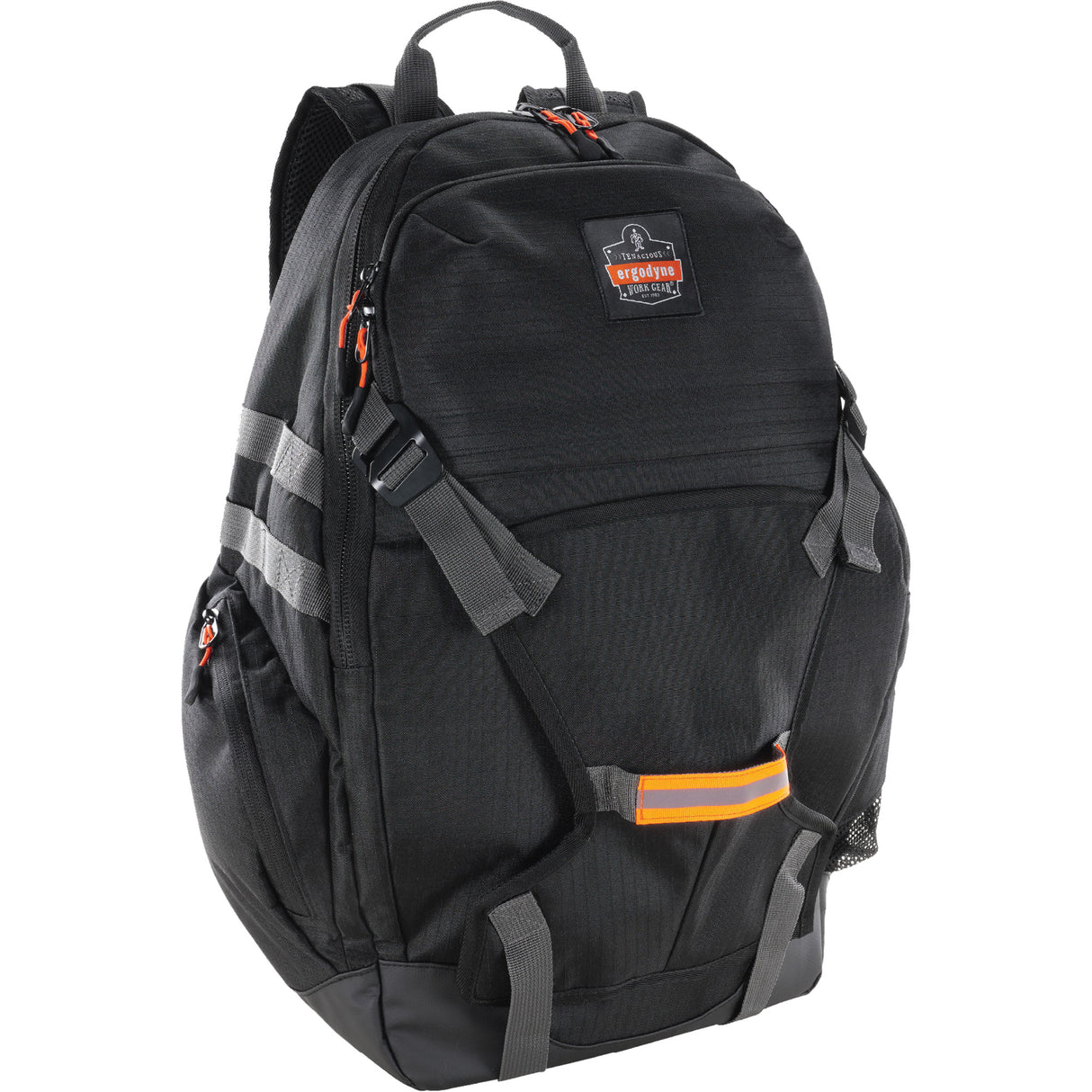 Arsenal 5188 Work Gear Jobsite Backpack with Hardhat Storage, 15" L x 7" W, Black, Nylon/Polyester