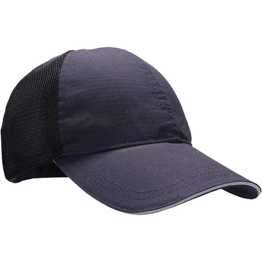 Ergodyne Skullerz 8946 Standard Baseball Cap, Navy Blue, Nylon/Polyester