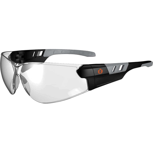 Ergodyne Skullerz SAGA Frameless Safety Glasses, Indoor/Outdoor Lens, Anti-Scratch, ANSI Z87+/Meets/Exceeds CSA Z94.3