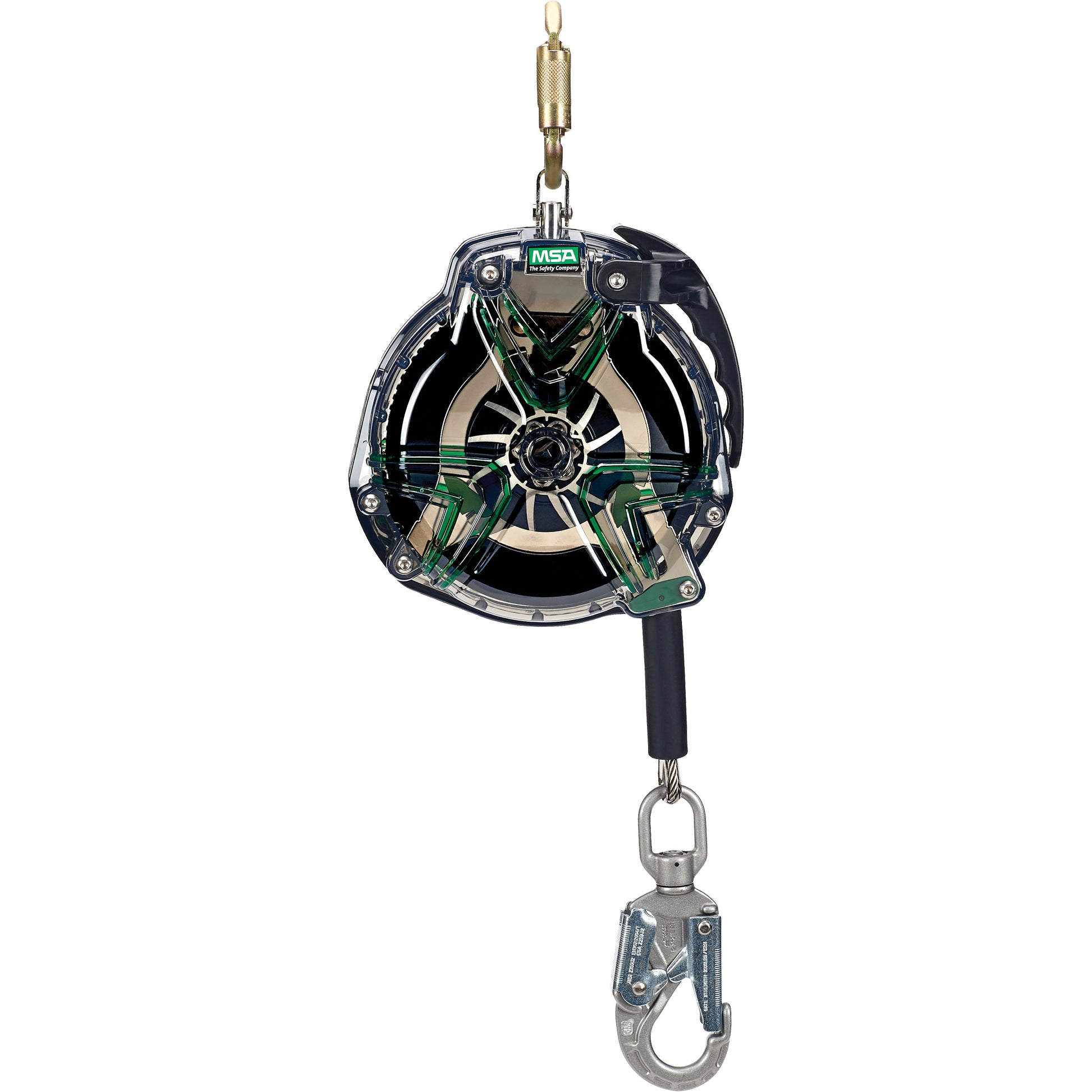 MSA V-TEC™ Self-Retracting Lifeline, 30', Stainless Steel, Swivel