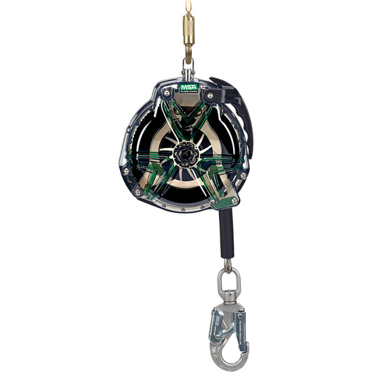 MSA V-TEC™ Self-Retracting Lifeline, 30', Stainless Steel, Swivel