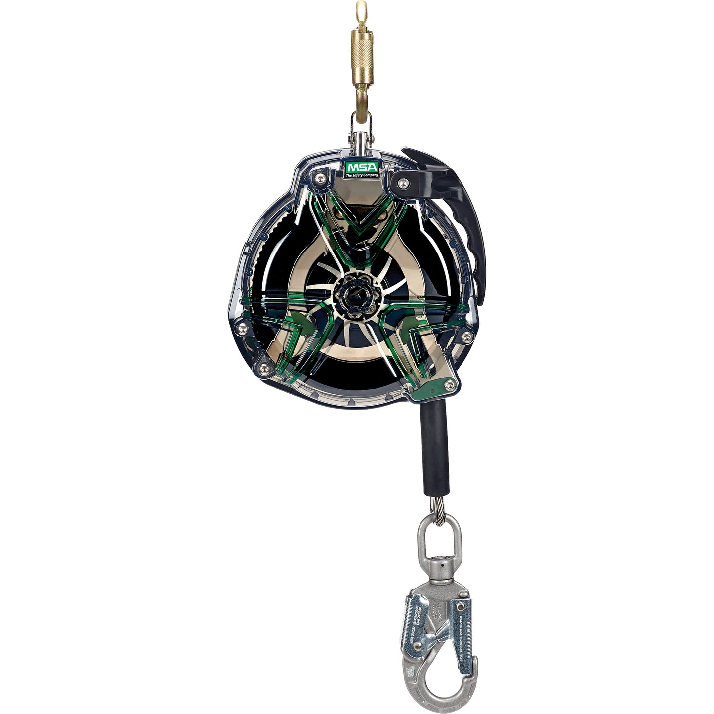 MSA V-TEC™ Self-Retracting Lifeline, 30', Galvanized Steel, Swivel