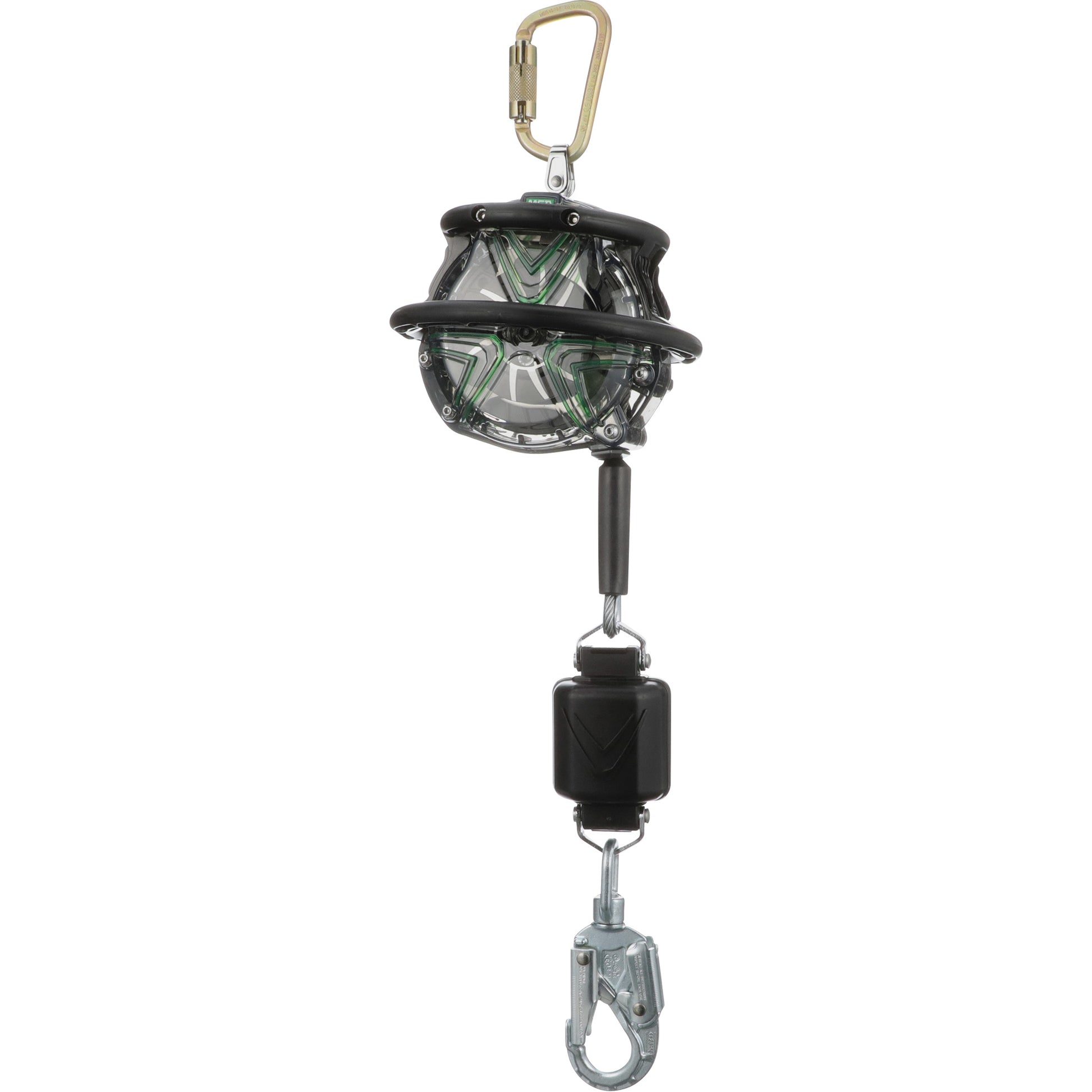 MSA V-Edge™ Leading Edge Self-Retracting Lifeline, 30', Galvanized Steel, Stationary/Swivel