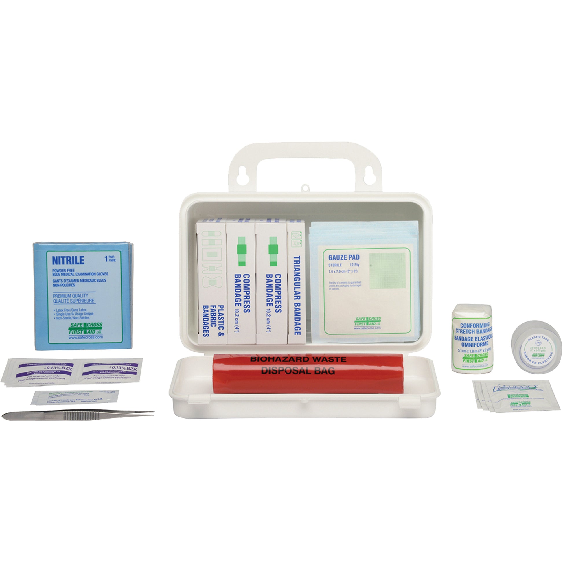 Safecross First Aid Kit, Meets CSA Z1220-17 Type 1 Personal, Personal (1 Worker)