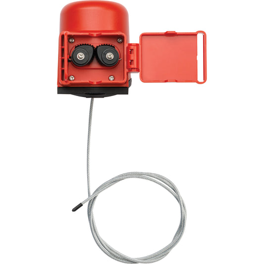 Brady No-Handle Valve Lockout with Cable, Ball/Gate Type