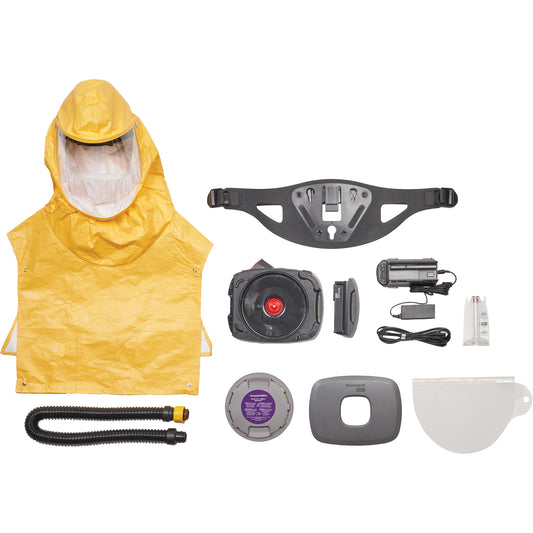 North PA700 DECON PAPR Starter Kit with PA111, Lithium-Ion Battery