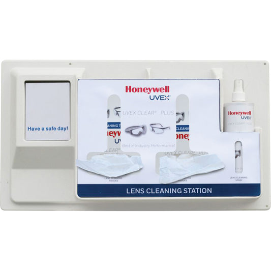 Honeywell Uvex Clear® Plus Permanent Lens Cleaning Station, Cardboard, 30" L x 4" D x 14" H