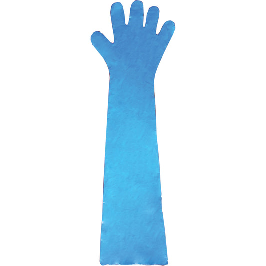 Ronco Disposable Gloves, Polyethylene, Powder-Free, Blue