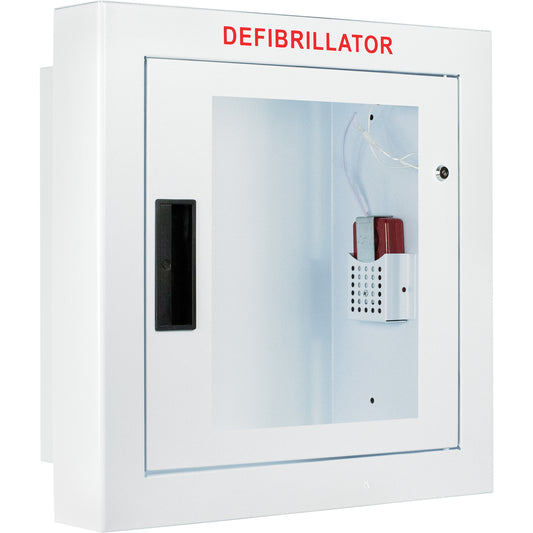  Semi-Recessed Large Cabinet with Alarm, Zoll AED Plus®/Zoll AED 3™/Cardio-Science/Physio-Control For, Non-Medical
