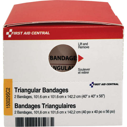 First Aid Central SmartCompliance® Refill Triangular Bandages