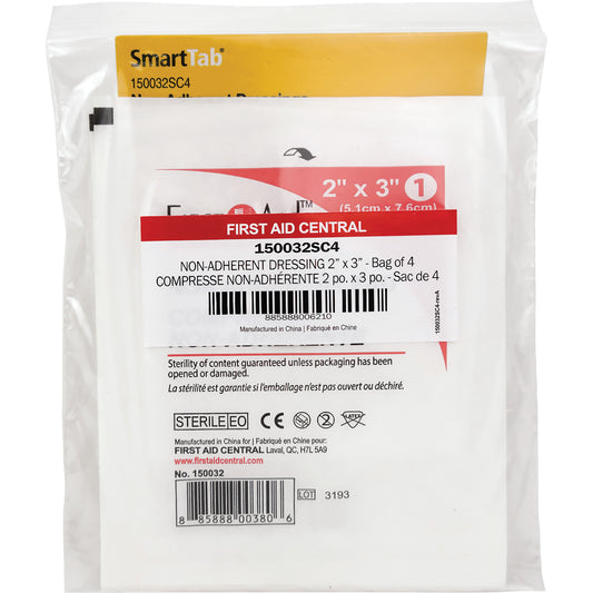 First Aid Central SmartCompliance® Refill Non-Adherent Pads