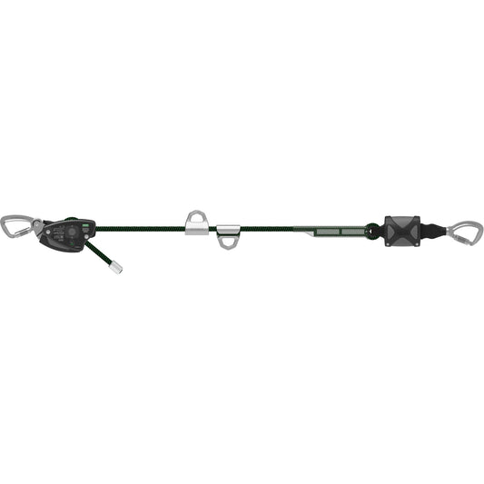 MSA 60' Rope Temporary Horizontal Lifeline, Kernmantle