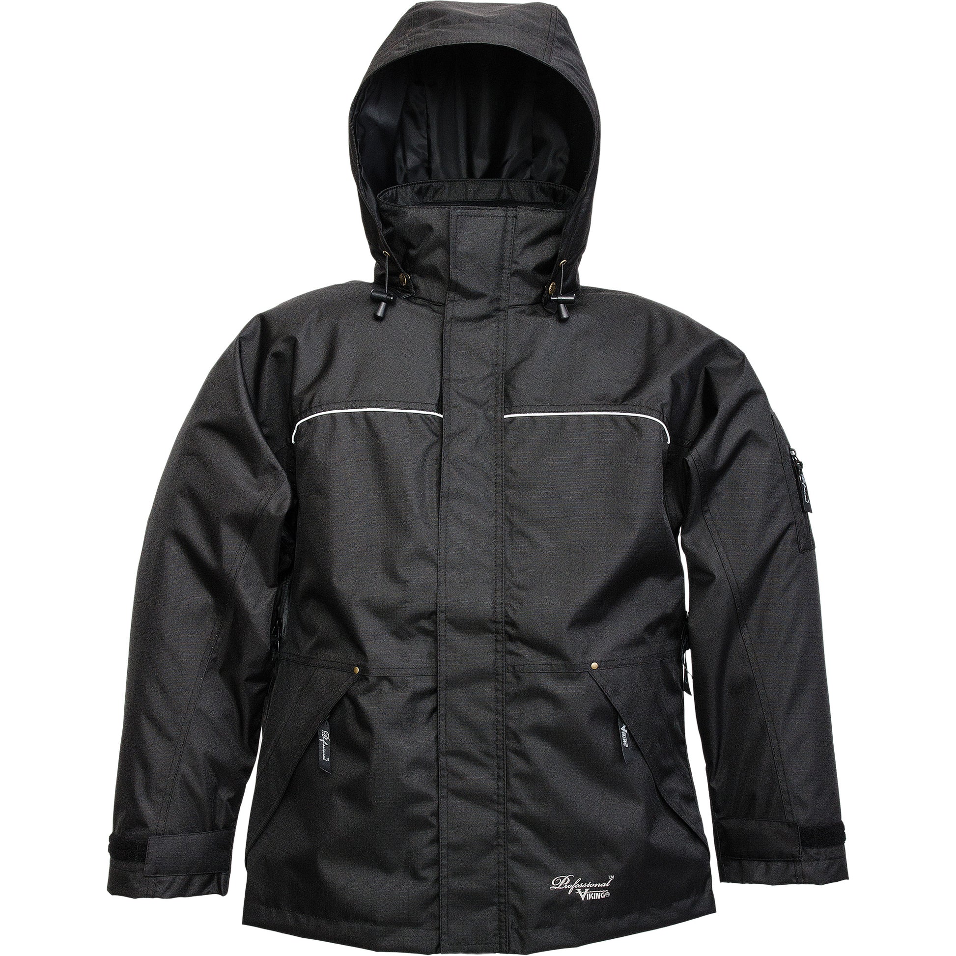 Viking Professional Thor 300D Trilobal Jacket, Polyester, Large, Black