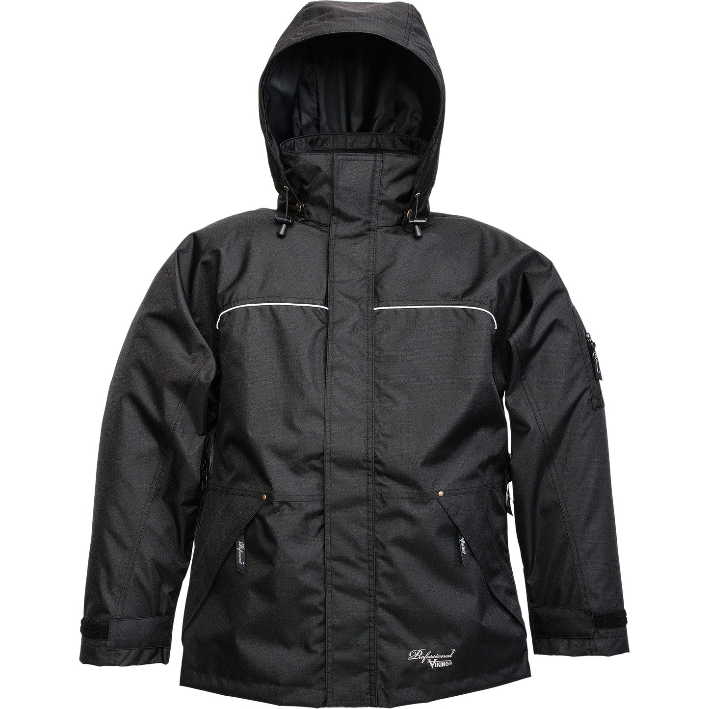 Viking Professional Thor 300D Trilobal Jacket, Polyester, Small, Black