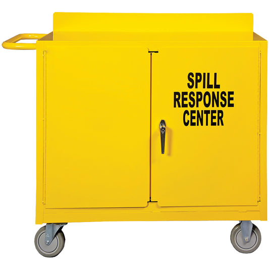 Brady Spill Control Center Cart, 18" L x 38.375" W x 36" H