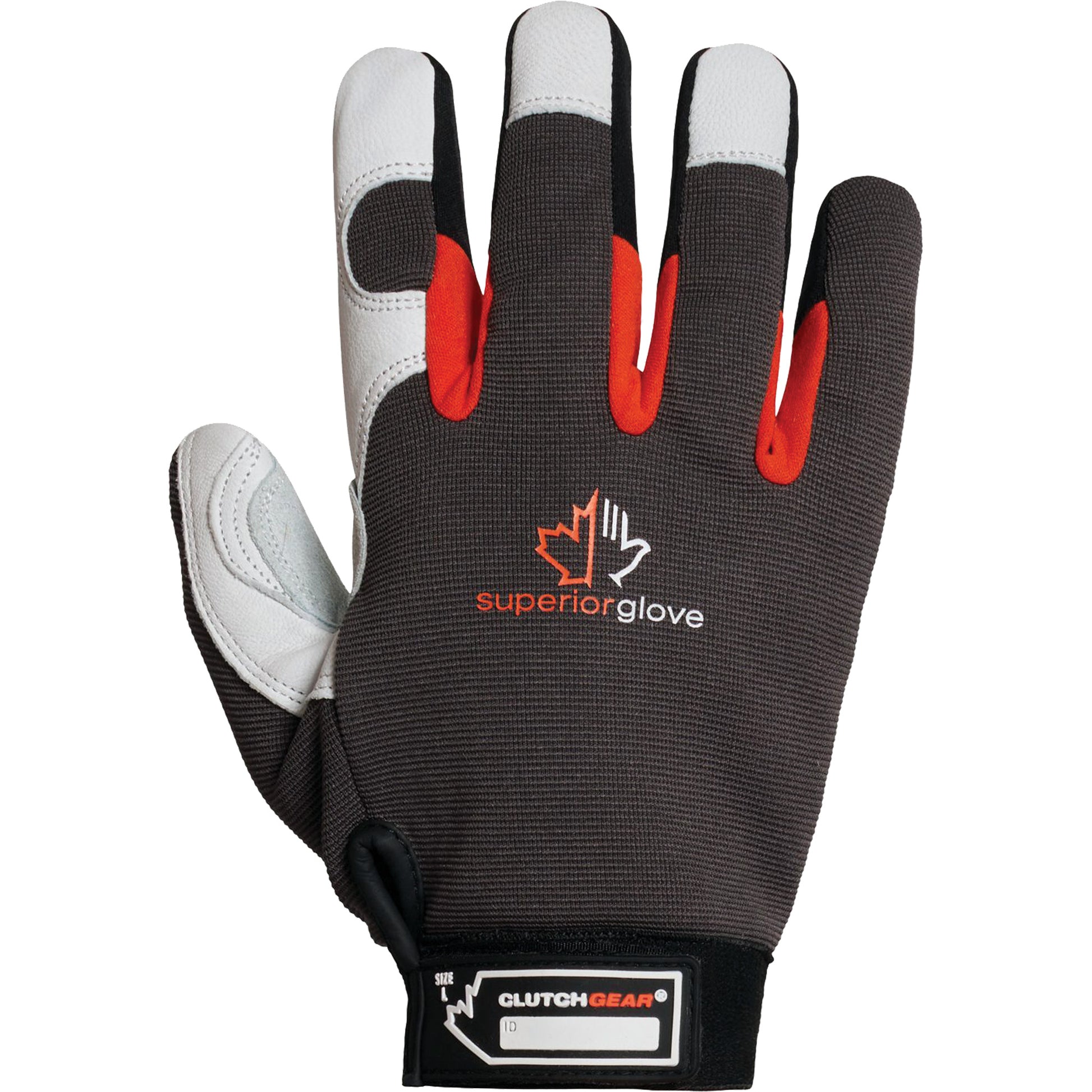 Superior Glove Works Ltd. Clutch Gear® Thinsulate™ Mechanic's Gloves, Grain Goatskin/Split Leather Palm, Size 2X-Large/11