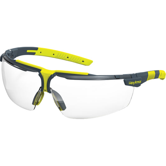 Hexarmor VS300 TruShield® 2F Safety Glasses, Clear Lens, Anti-Fog, ANSI Z87+/Meets/Exceeds CSA Z94.3