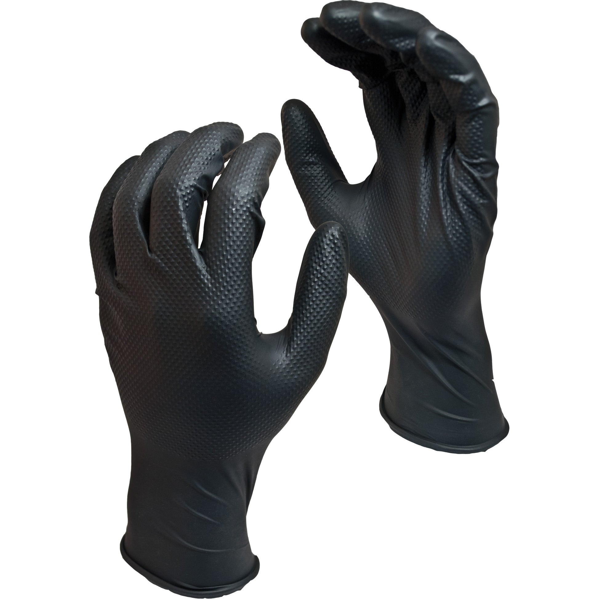 Watson Gloves Green Monkey™ Biodegradable Disposable Gloves, Medium, Nitrile, 8-mil, Powder-Free, Black