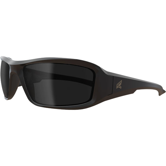 Edge Safety Eyewear Edge Brazeau Safety Glasses, Smoke Lens, Polarized, ANSI Z87+/Meets/Exceeds CSA Z94.3