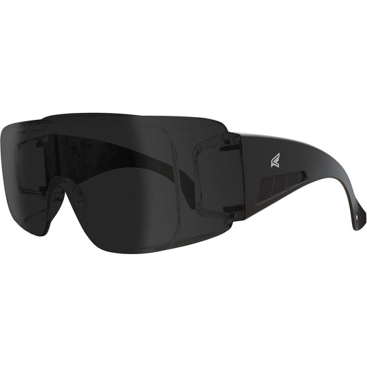 Edge Safety Eyewear Ossa Over-The-Glass Safety Glasses, Blue Lens, ANSI Z87+/MCEPS GL-PD 10-12/Meets/Exceeds CSA Z94.3