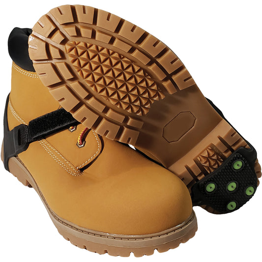 Dentec Icetred™ Heel Traction Device, Rubber/Tungsten Carbide, Stud Traction, One Size