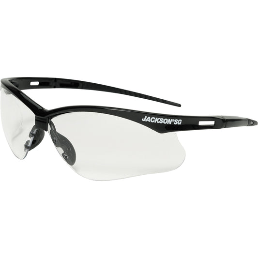 Jackson Safety Safety Glasses, Clear Lens, Anti-Fog, ANSI Z87+/Meets/Exceeds CSA Z94.3