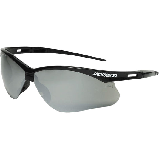 Jackson Safety Safety Glasses, Smoke Lens, Anti-Scratch, ANSI Z87+/Meets/Exceeds CSA Z94.3