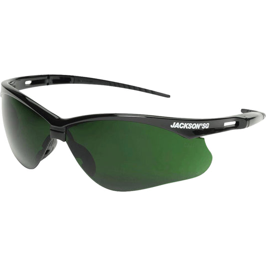 Jackson Safety Safety Glasses, IR 5.0 Lens, Anti-Scratch, ANSI Z87+/Meets/Exceeds CSA Z94.3