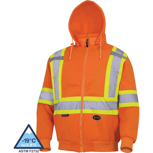 Pioneer 6924 Hoodie, 2X-Large, High Visibility Orange