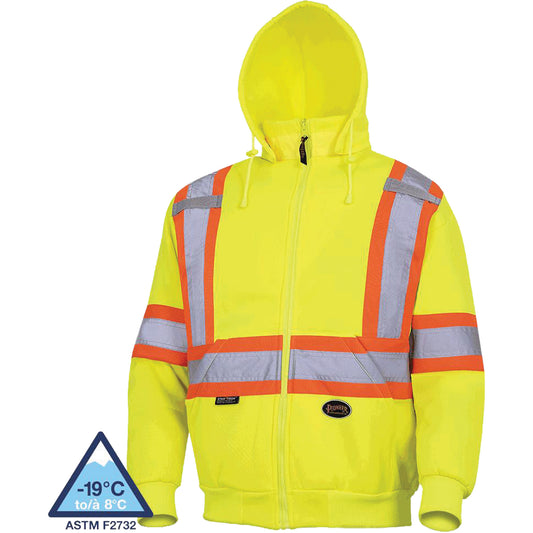 Pioneer 6925 Hoodie, Medium, High Visibility Yellow