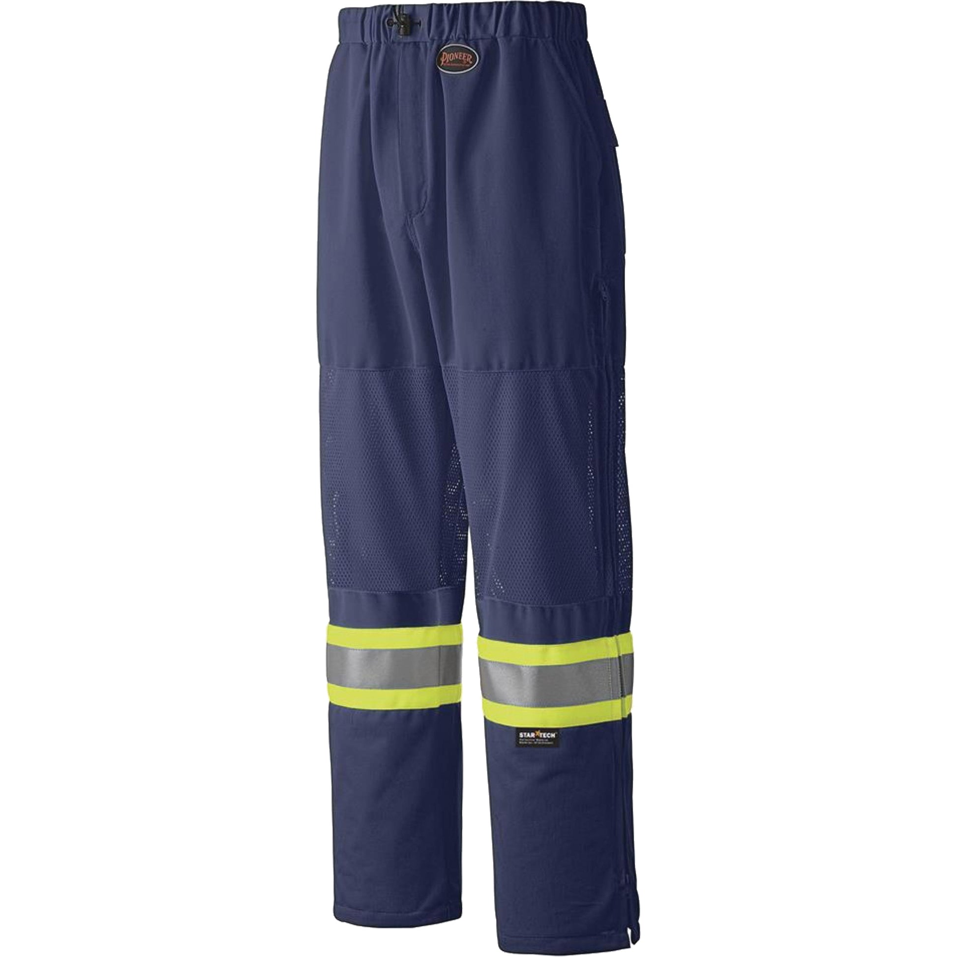 Pioneer 6003P Traffic Safety Pants, Polyester, Large, Navy Blue