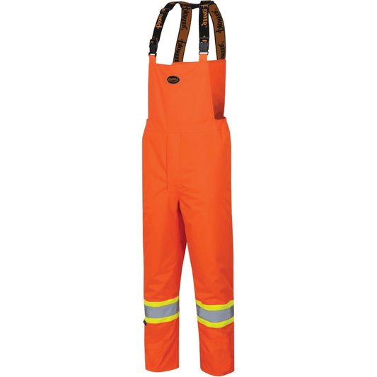 Pioneer 5053 The Rock 300D Insulated Bib Pants, Polyester, 3X-Large, High Visibility Orange