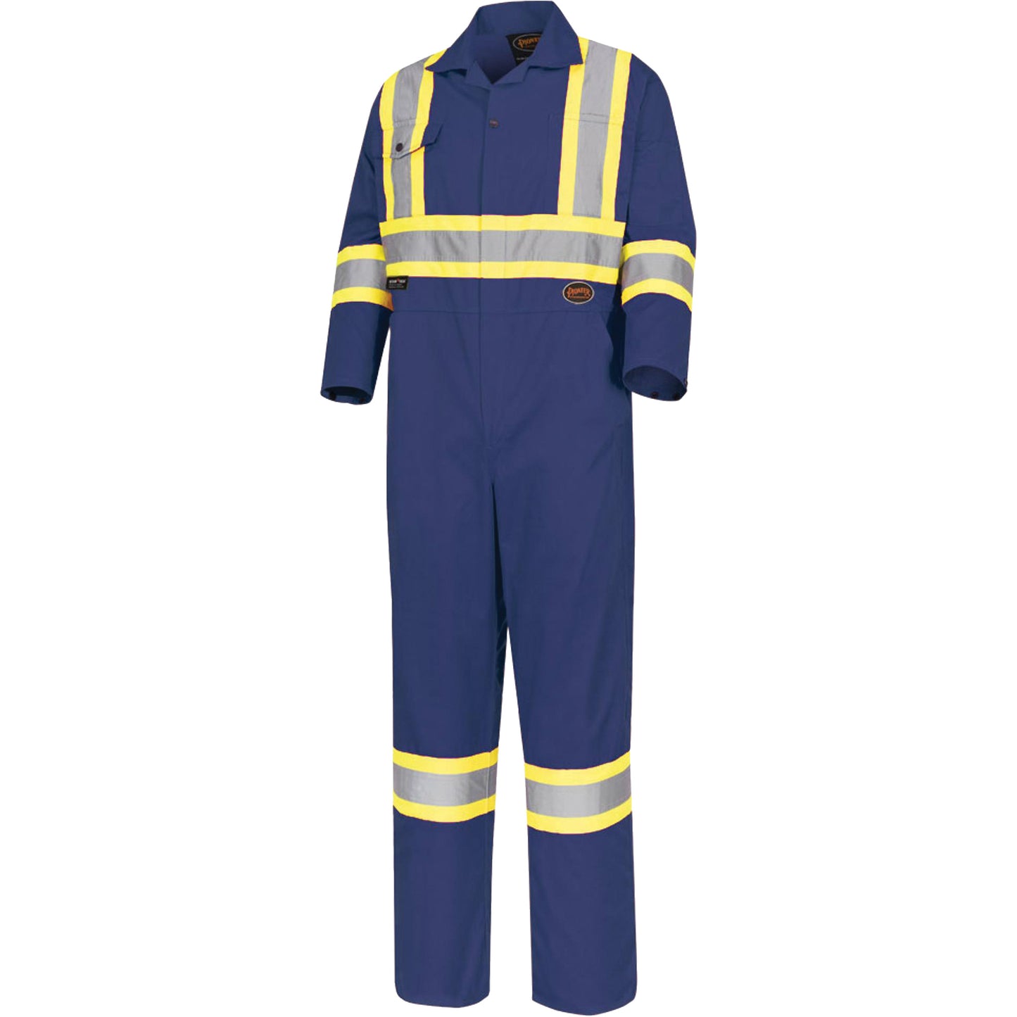 Pioneer 5516T Safety Coveralls, 54 (Tall), Navy Blue
