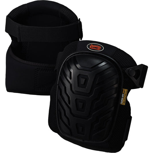 Pioneer 169 Air Vented Knee Pad, Hook and Loop Style, Gel Caps, Gel Pads
