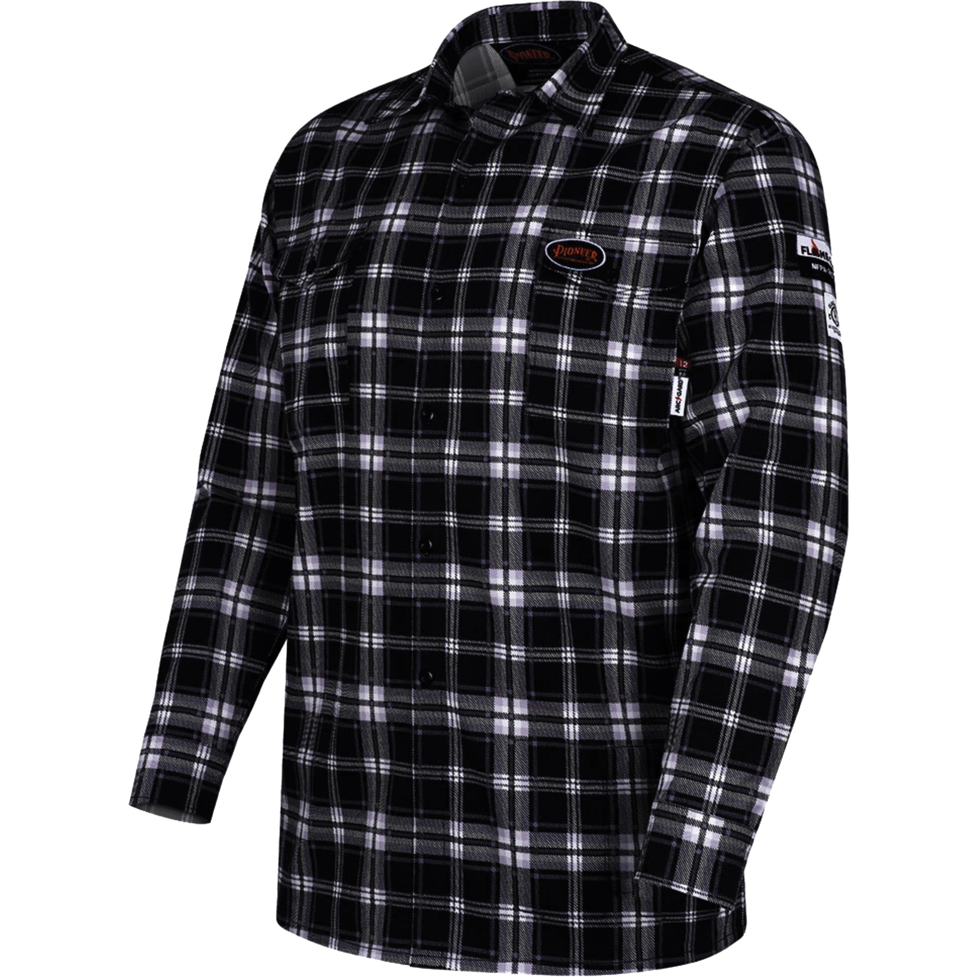 Pioneer 5781 Flame-Gard® 100% Cotton Safety Shirt, Small, Multi-Colour
