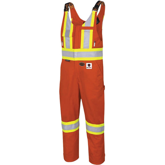 Pioneer 7712 FR-Tech® Flame-Resistant Overalls, 4X-Large, High Visibility Orange
