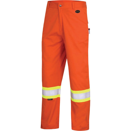 Pioneer 7763 FR-Tech® 88/12 Arc Rated High-Visibility Safety Pants, 34, x 30, High Visibility Orange, 9.7 cal/cm²
