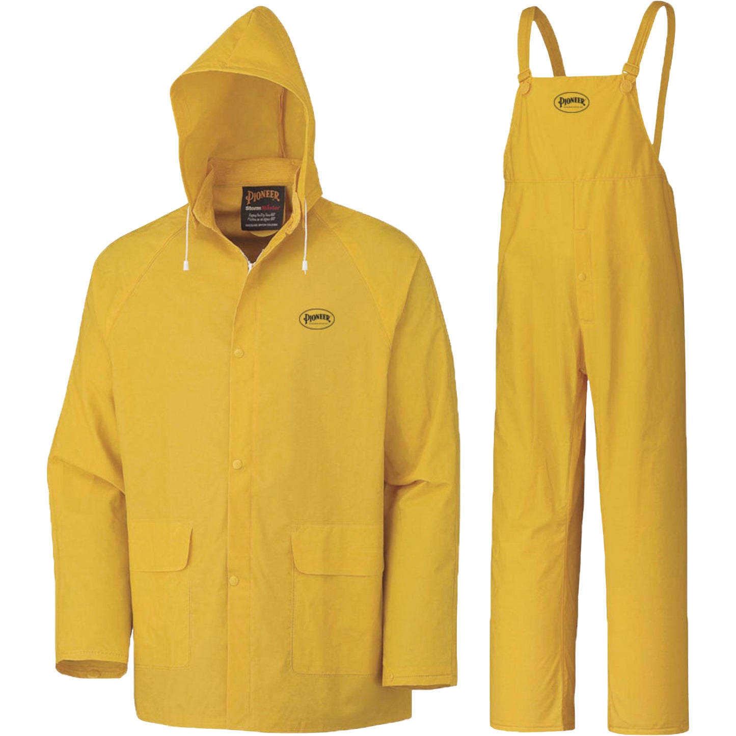Pioneer 577 3-Piece Rain Suit, Polyester/PVC, 6X-Large, Yellow