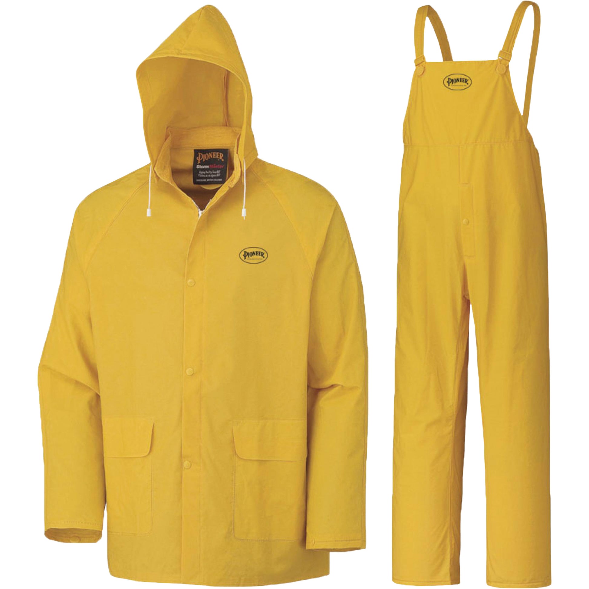 Pioneer 577 3-Piece Rain Suit, Polyester/PVC, 6X-Large, Yellow