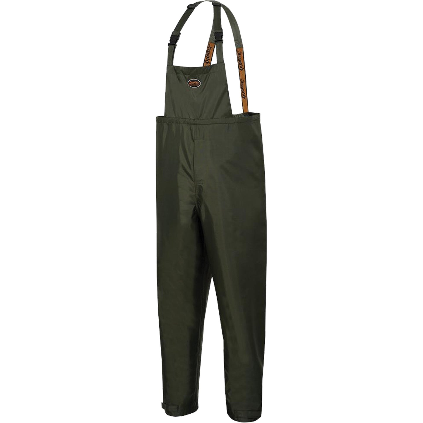 Pioneer D8120P Nailhead Ripstop Tree Planter Bib Pants, 5X-Large, Polyester/PVC, Green
